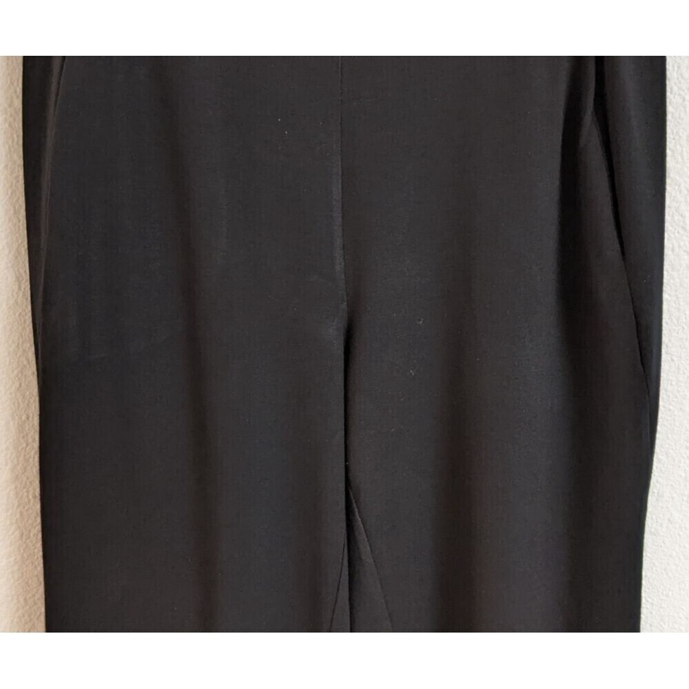 Women's EILEEN FISHER Black Stretch Knit Pull-On Cropped Pants XXS - Picture 7 of 8
